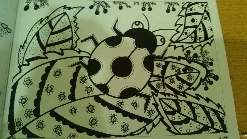 幼儿园环境布置:墙面布置--线条画七星瓢虫
