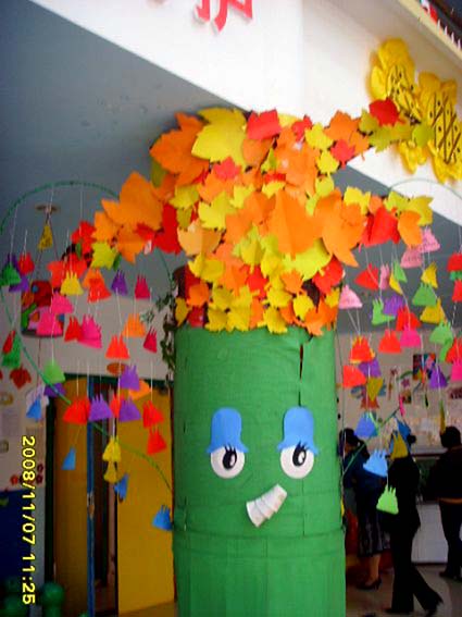 幼儿园活动室布置:大树妈妈